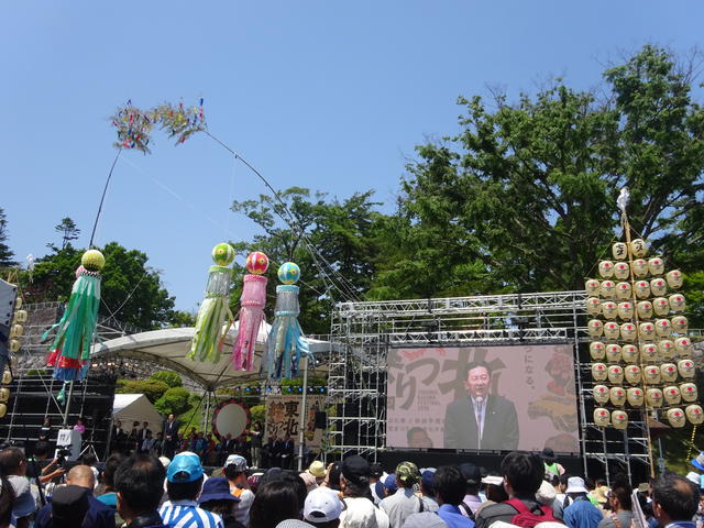 東北絆祭り2018盛岡オープニングイベント写真