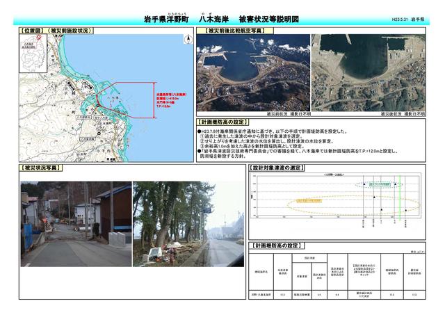 八木海岸被害状況等説明図p1