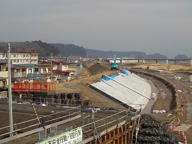 久慈川左岸の現地写真