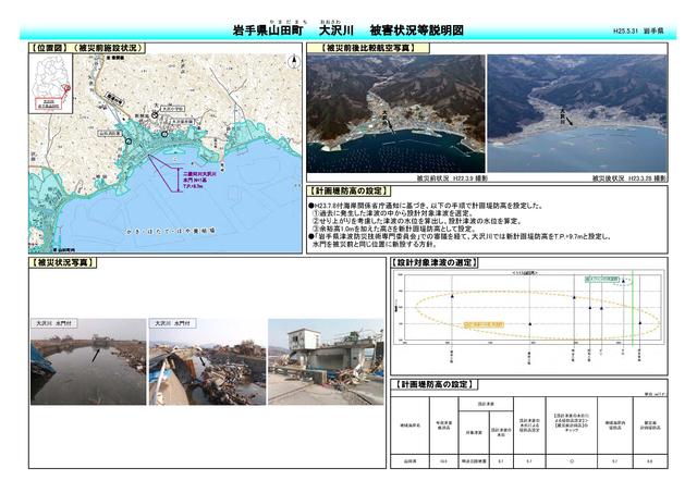 大沢川被害状況等説明図p1