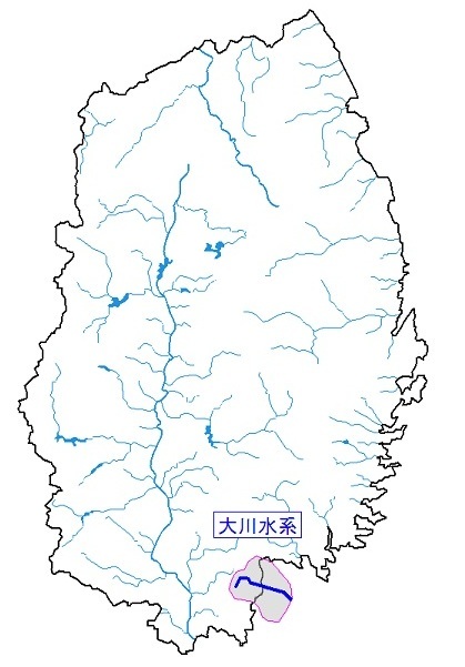 大川水系図