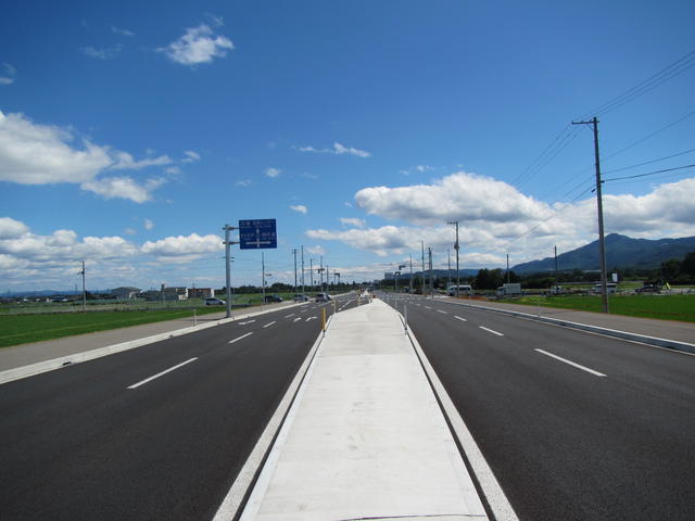 写真：主要地方道　盛岡和賀線　飯岡工区