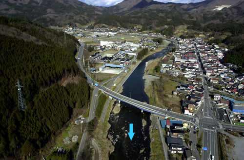 写真：瀬音橋地点