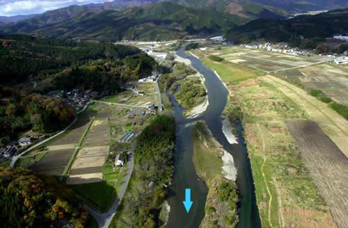 写真：島部地点