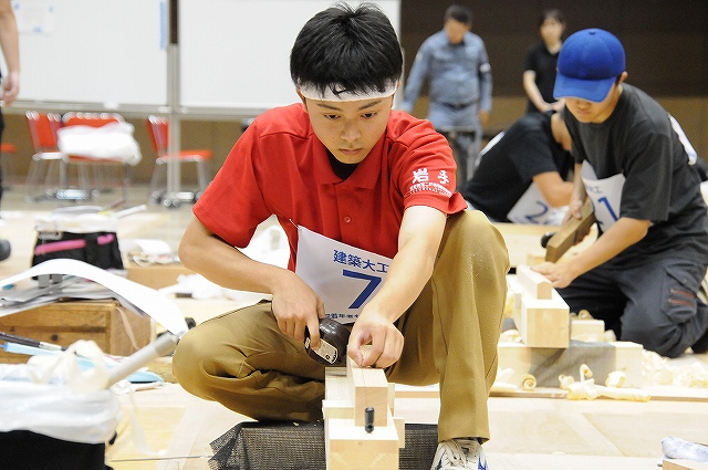 第20回若年者ものづくり競技大会作業写真