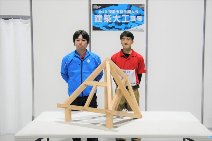 第63回技能五輪全国大会での競技終了後の写真