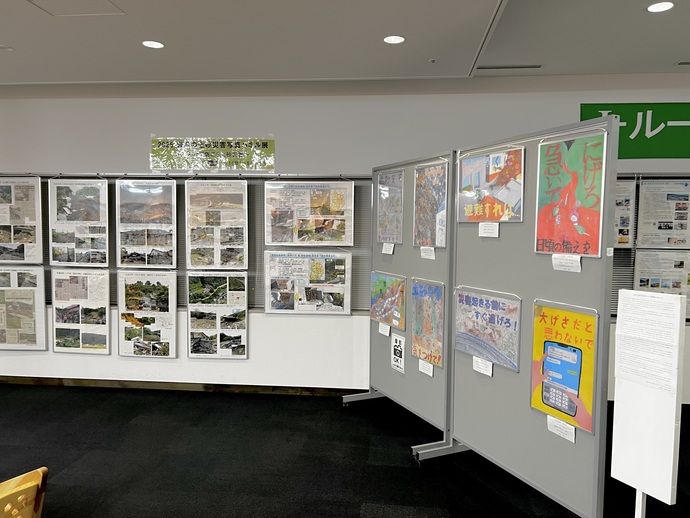パネル展示状況。