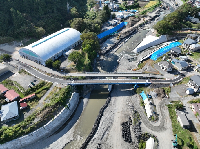 市街地工区　泉橋付近