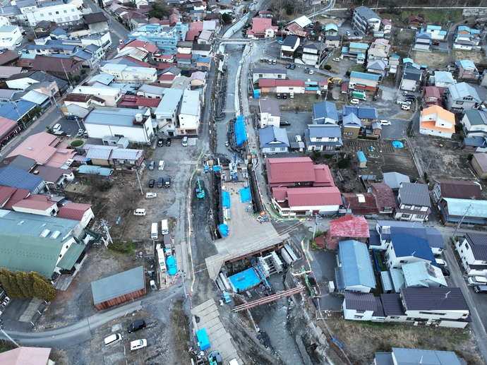 清水川工区　永代橋・下の橋