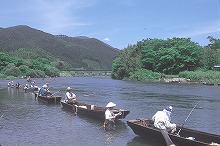 陸前高田市広田町、広田崎から見る黒島・椿島の景観