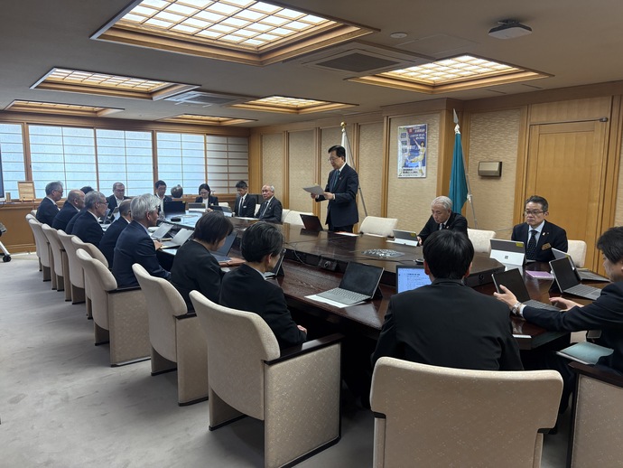 ILC推進本部会議の様子