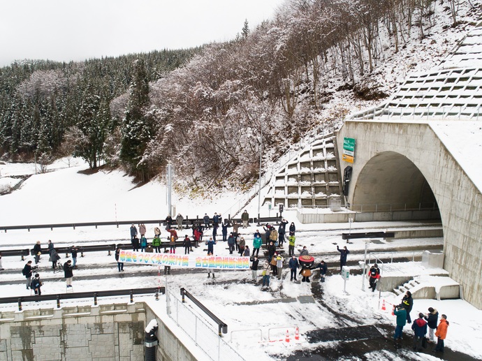 午前の部ドローン撮影