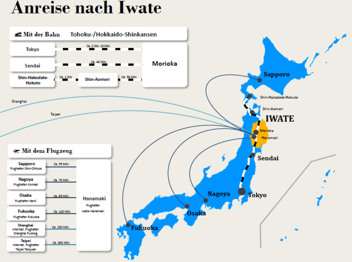 Foto:Informationen zur Anreise nach Iwate 