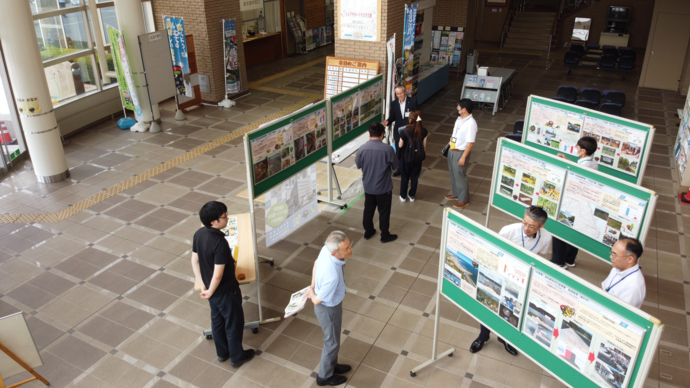 久慈合庁での展示の様子