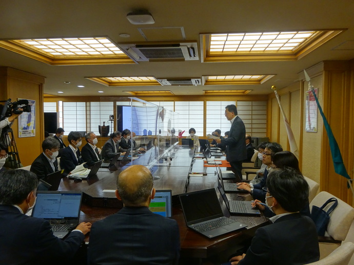 写真：岩手県DX推進本部会議