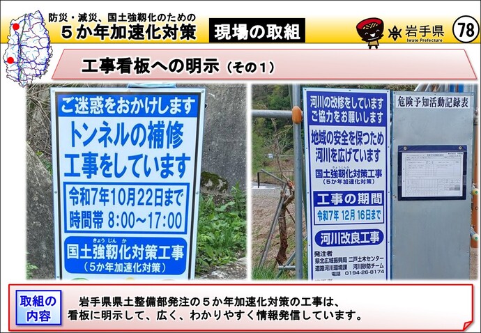 工事看板への明示（その1）