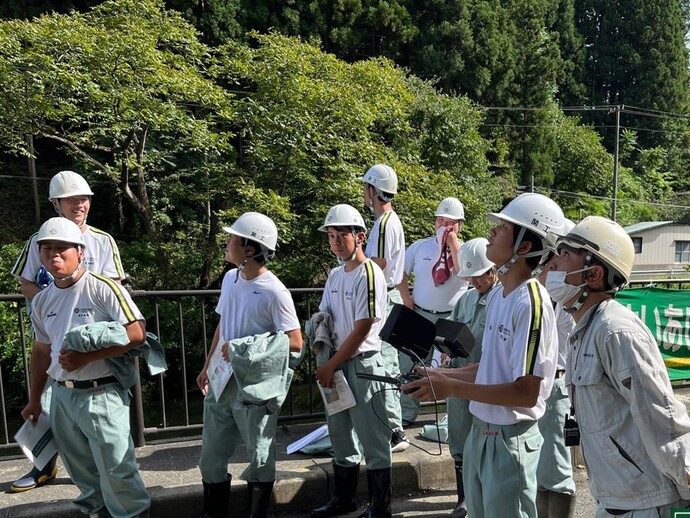 写真：工事現場見学会2