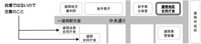 盛岡地区合同庁舎について