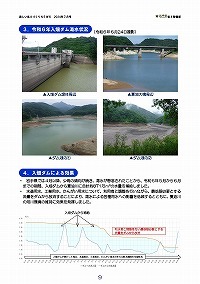 令和6年渇水において入畑ダムが効果を発揮しました