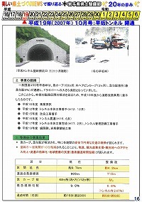 平成19年（2007年）10月号：早坂トンネル開通