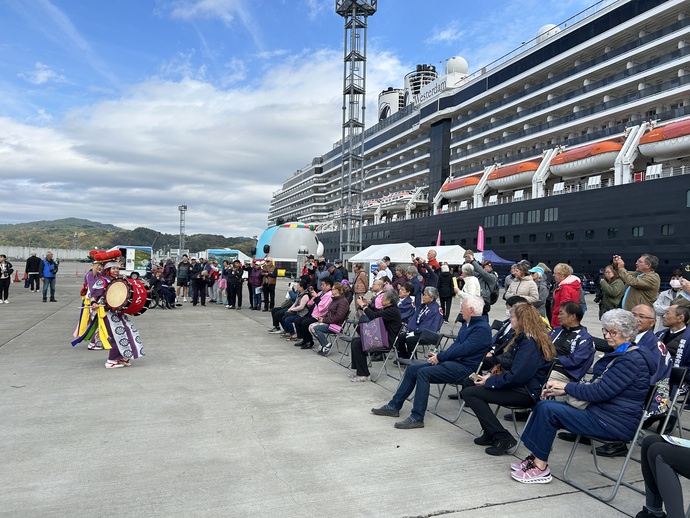 令和7年10月25日ウエステルダム寄港時の様子