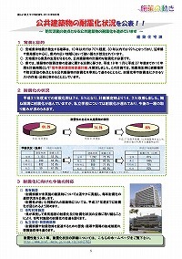 公共建築物の耐震化状況を公表