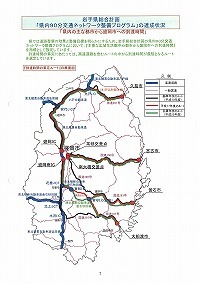 「県内90分交通ネットワーク整備プログラム」の達成状況