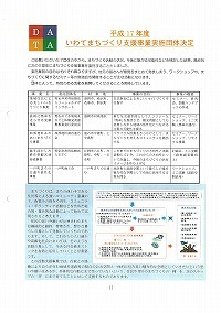 いわてまちづくり支援事業実施団体決定