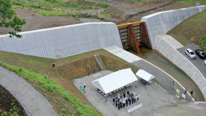 【令和6年9月9日掲載】令和元年東日本台風に係る砂防事業として、沿岸広域振興局土木部管内の6地区13箇所で進めてきた砂防工事が完了しました！