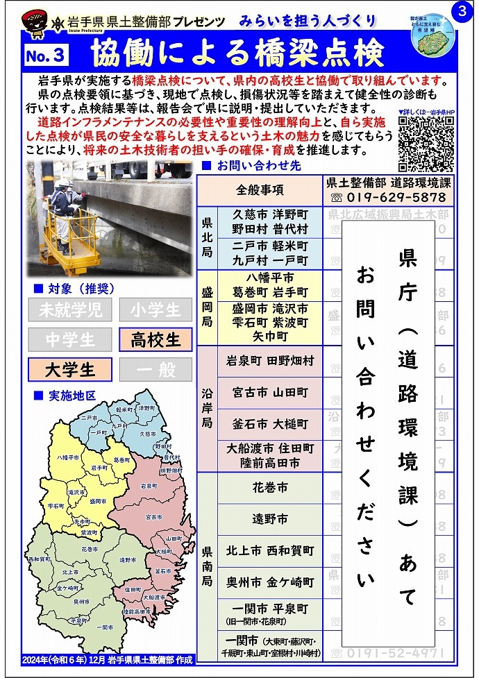 No.3　協働による橋梁点検