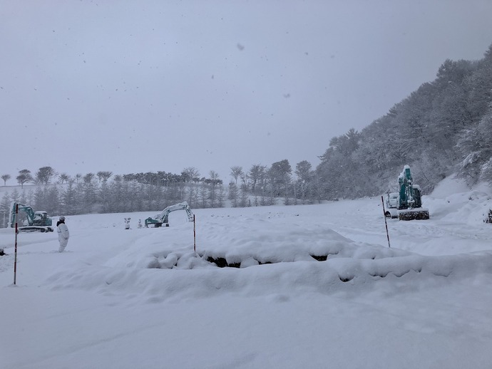 埋却作業時積雪状況