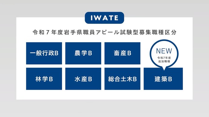 【令和7年5月8日掲載】岩手で広がる！選択が 可能性が 未来が！アピール試験型で新たなステージへ！～岩手県職員募集2025（YouTube動画）