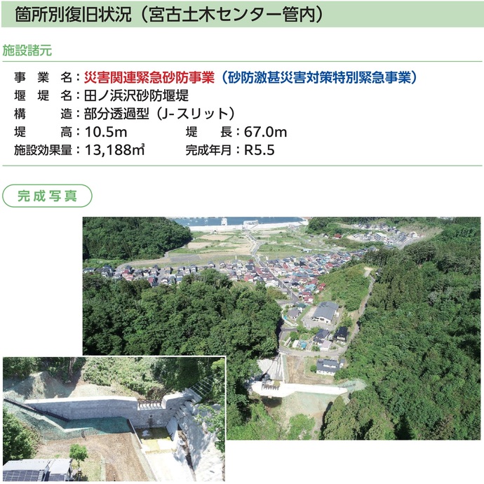 【令和7年5月14日掲載】令和元年東日本台風で発生した土砂災害に対する発災から事業完了までの流れを取りまとめた記録誌を作成しました！