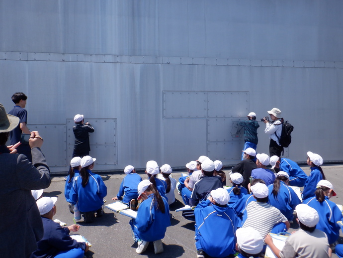 【令和7年6月5日掲載】久慈市立湊小学校の5年生27名を対象に、津波防災教育講座（施設見学）を開催しました！