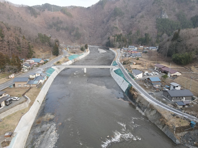 【令和7年6月5日掲載】平成28年台風第10号豪雨災害に伴う岩泉町小本川の改良復旧工事の状況を、現地の写真でお知らせします！