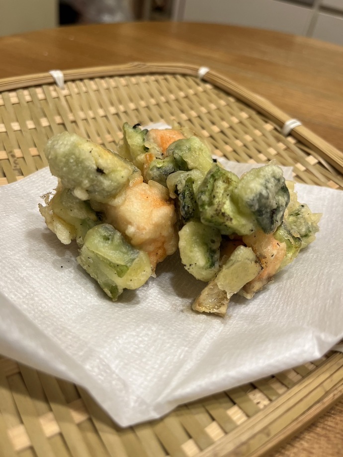 サーモンとゴーヤで夏に🍻