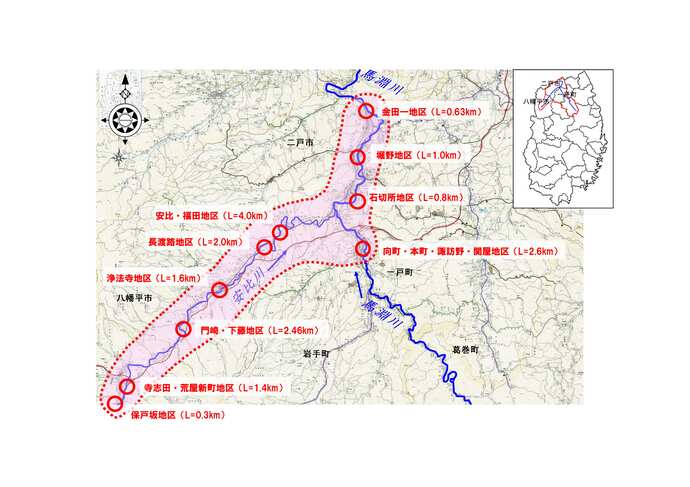 改修範囲図