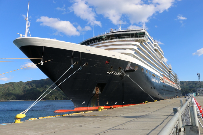【令和7年10月24日掲載】10月25日（土曜）は宮古港へ！「ウエステルダム」寄港！