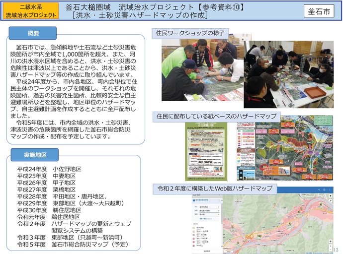 【令和7年10月21日掲載】岩手県内の流域治水プロジェクトを紹介します！～「釜石大槌圏域流域治水プロジェクト」