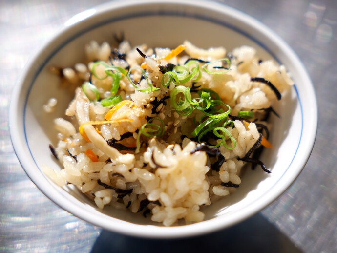 ひじきの炊き込みご飯