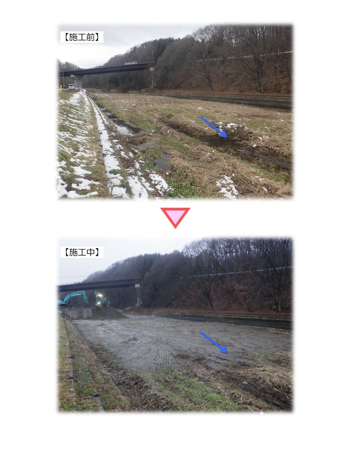 小軽米地区において、土砂撤去が完了しました。