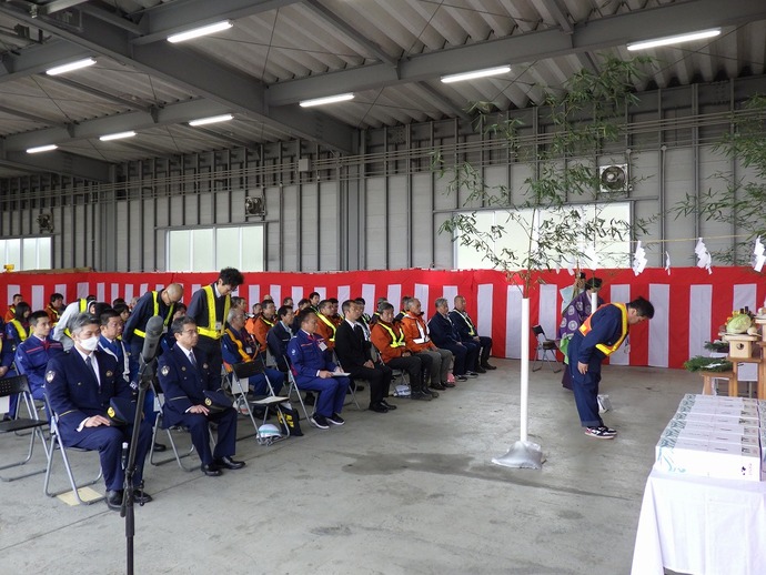 玉串奉奠の様子