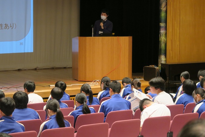 出前講座(座学:土砂災害)