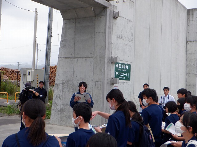 現場見学(陸閘開閉)