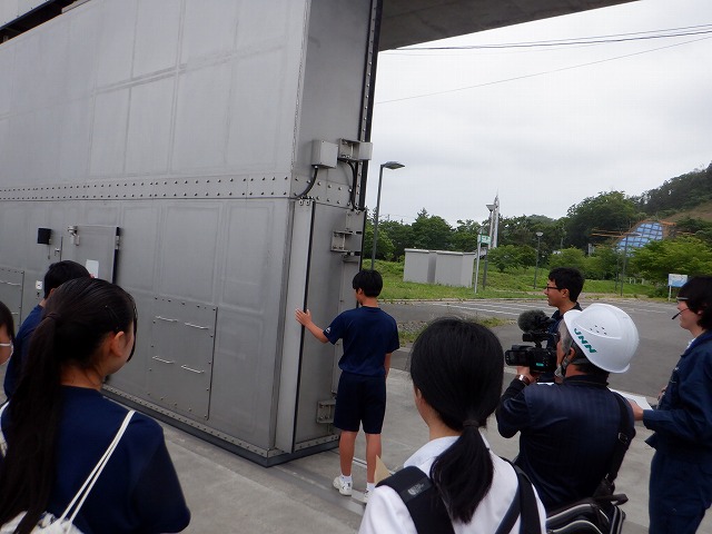 現場見学2(陸閘開閉)