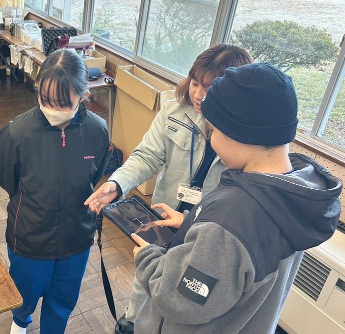 3D測量体験（土木）