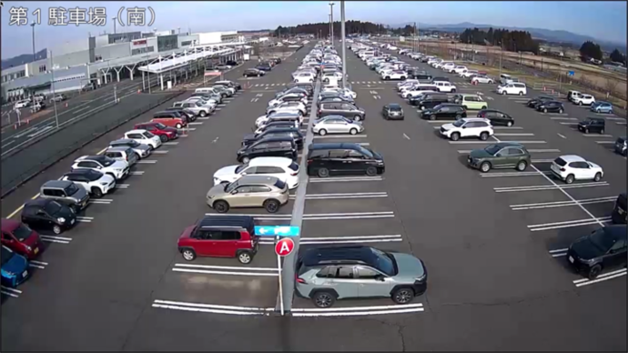 【令和7年12月24日掲載】いわて花巻空港の駐車場の利用状況をリアルタイムで配信しています！