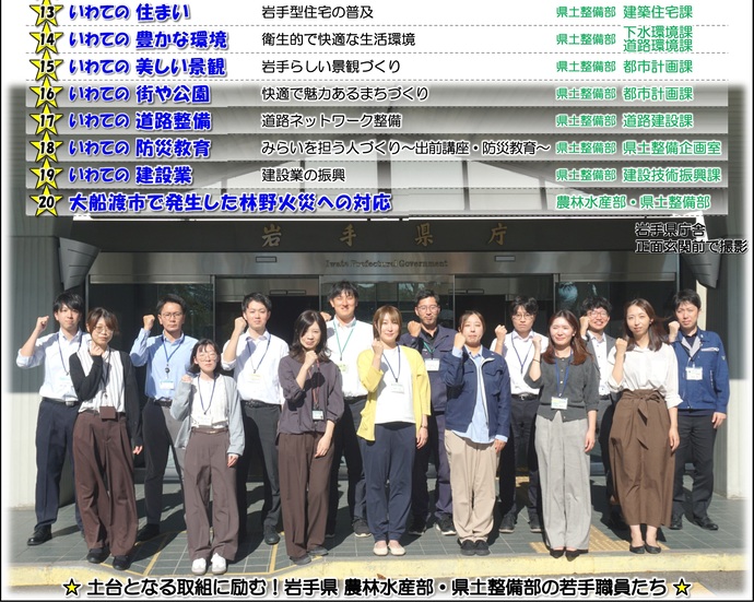 【令和7年12月16日掲載】世界に羽ばたくスター選手が生まれ育つ岩手県！その土台となっている農林水産業と社会基盤をパネルにしてご紹介！