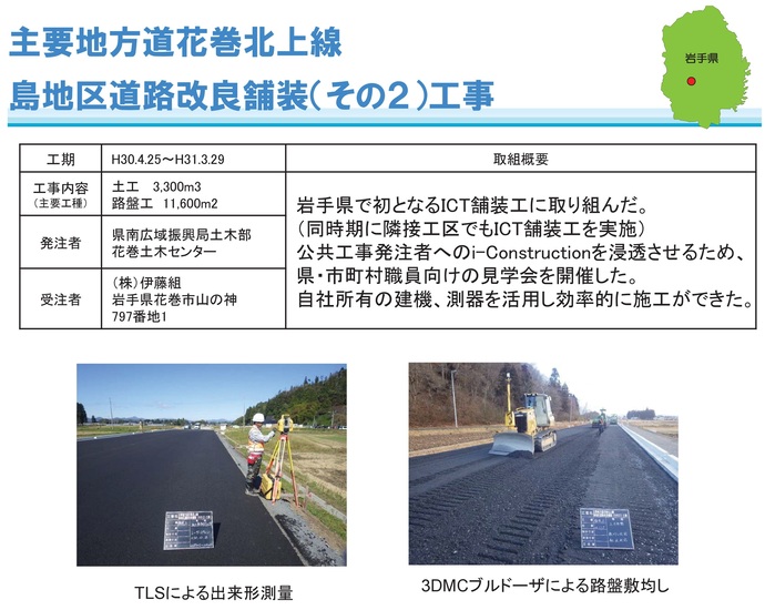 【令和8年2月18日掲載】岩手県県土整備部発注のICT活用工事の事例を紹介します！～いわての建設業の生産性向上