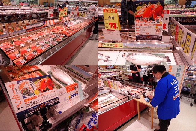 量販店キャンペーンの様子